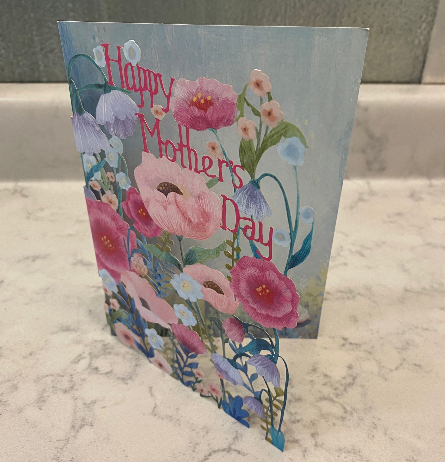 Laser Cut Mother's Day Card
